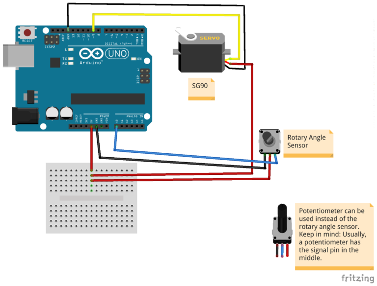 Tutorial How To Control A Servo Motor SG With The Arduino Uno Michael Schoeffler