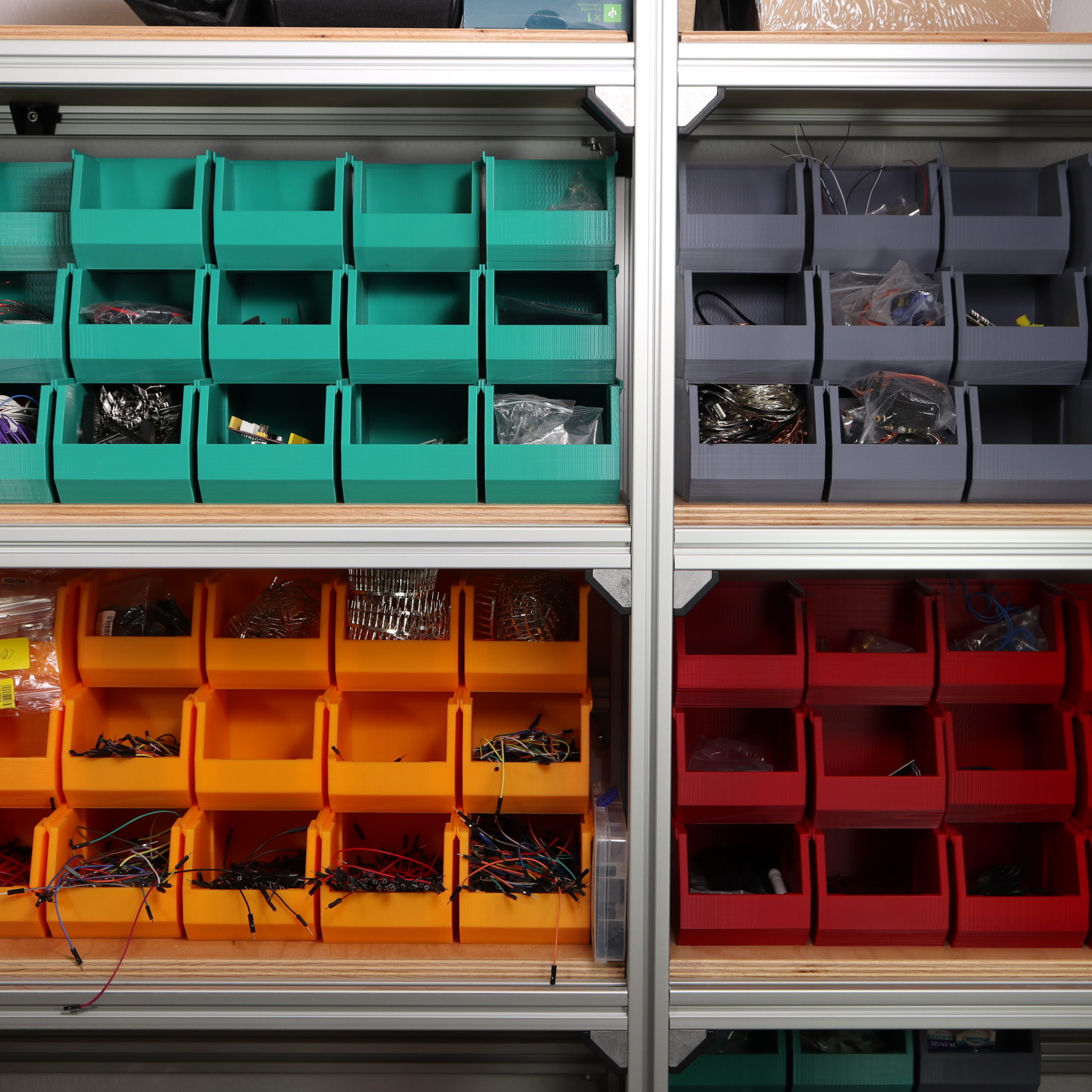 3D Printing Stackable Part Bin System STLs 3D Printing Stackable Part Bin System STLs