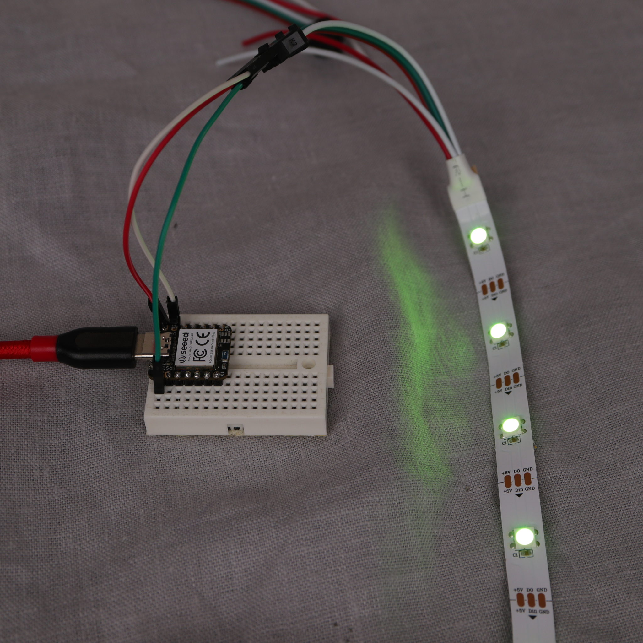 XIAO BLE Tutorial: How To Control A WS2812B LED Strip With The NeoPixel ...